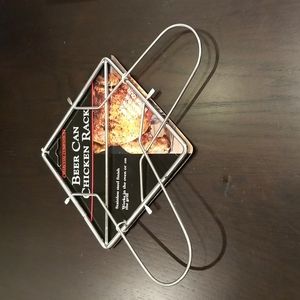 Charcoal Companion Beer Can Chicken Rack New